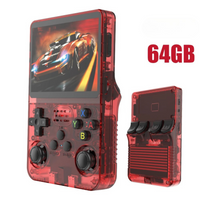 Console portable rétro R36S – Linux, 64 Go, écran IPS 3,5”, double joystick