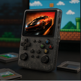 Console portable rétro R36S – Linux, 64 Go, écran IPS 3,5”, double joystick
