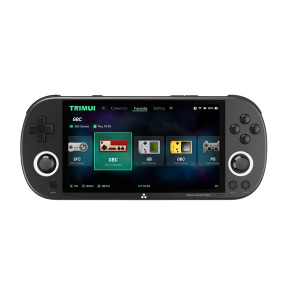 Console portable rétro Trimui Smart Pro – Linux, écran IPS 4,96”, Wi-Fi, 64 Go