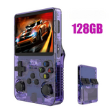 Console portable rétro R36S – Linux, 64 Go, écran IPS 3,5”, double joystick